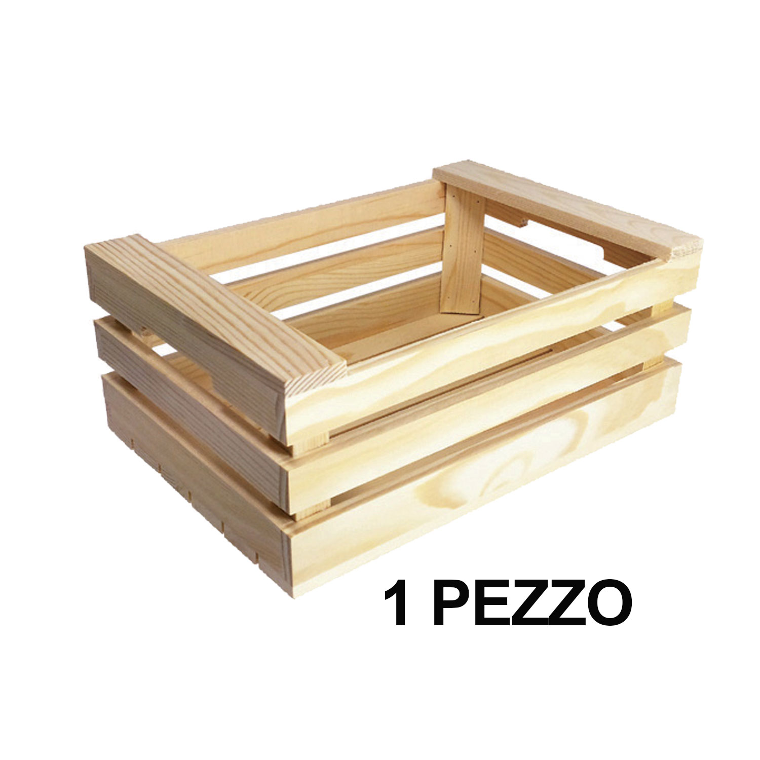 Minicassetta in legno naturale 25x17x10h - Prodotti per Aperitivi