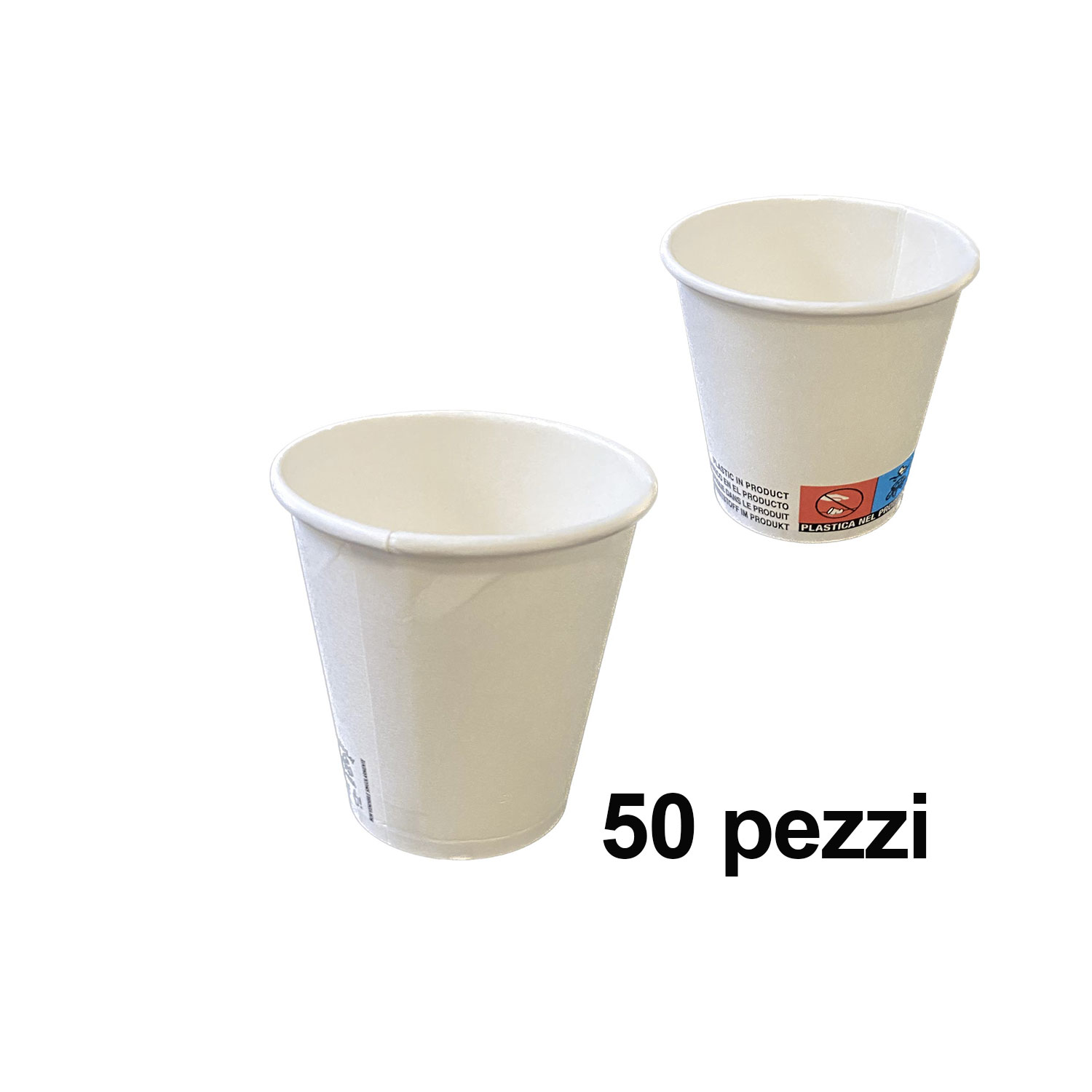 Bicchieri di carta bianchi 90 ml/3 oz - Bicchieri Caffè in Cartoncino